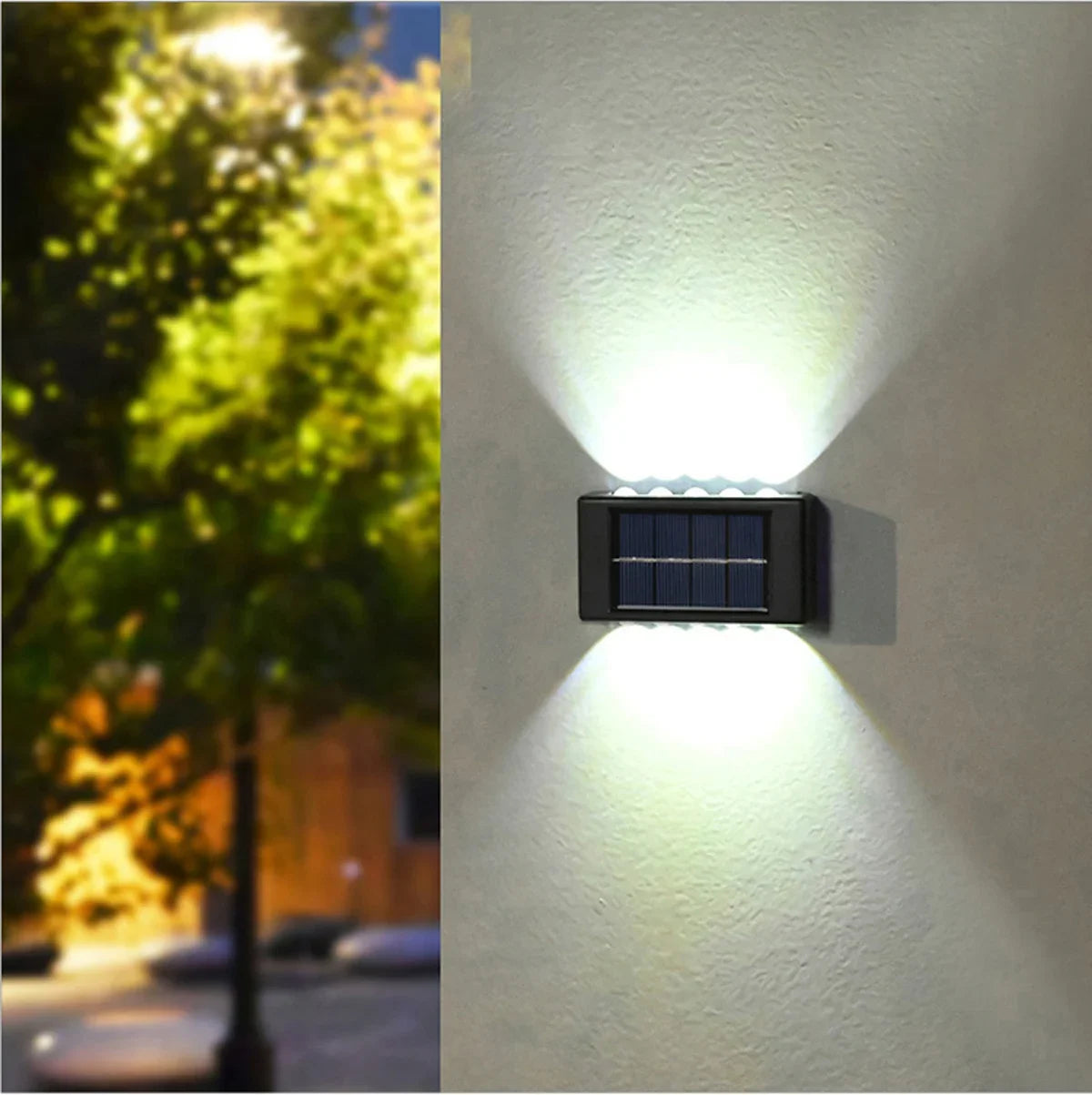 LED Solar Außenbeleuchtung Wandleuchte