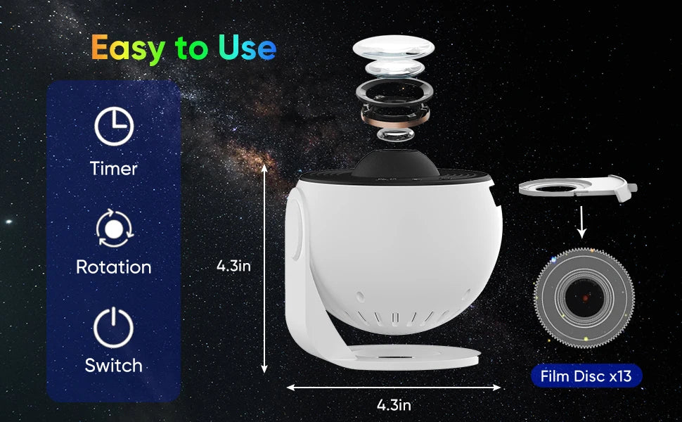 Galaxy Projektor  Night Light Star