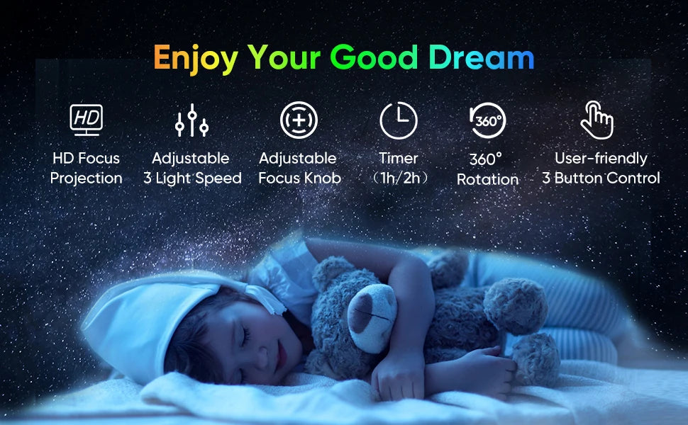 Galaxy Projektor  Night Light Star